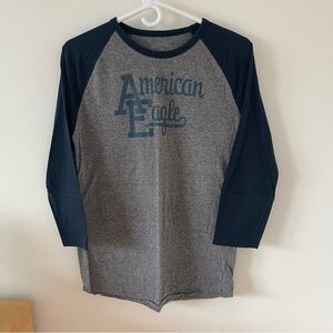 American Eagle baseball tee (size small)